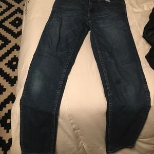 Madewell 9” high riser skinny crop size 6